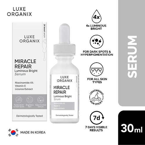 Luxe Organix Miracle Repair Luminous Bright Serum 30ml