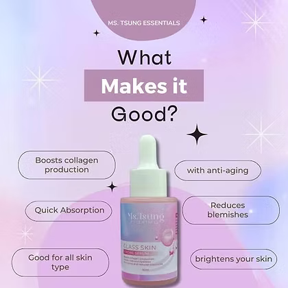Ms Tsung Glass Skin Facial Serum 30ml