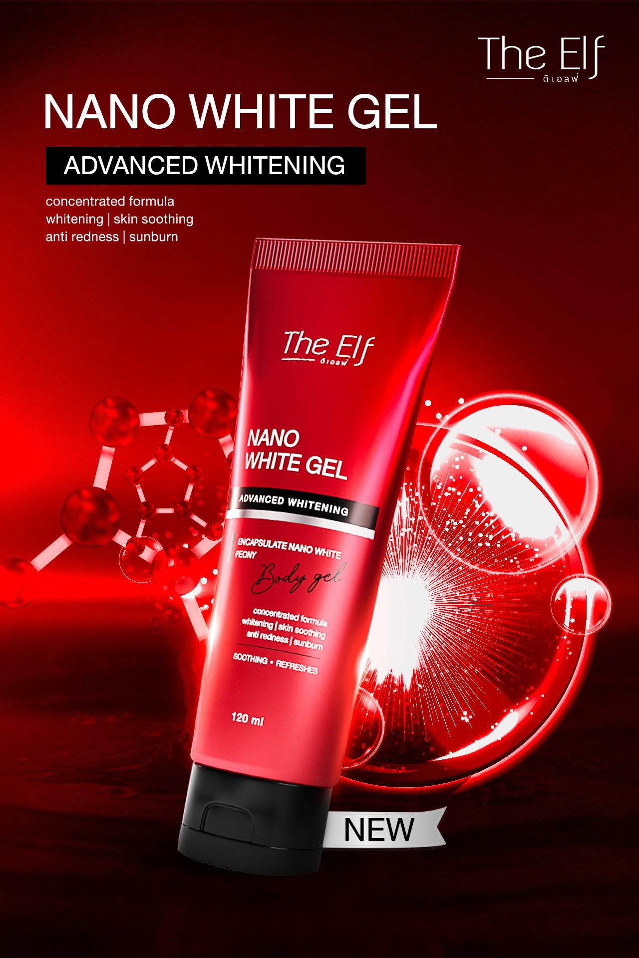 The Elf Nano White Gel Advanced Whitening 120ml