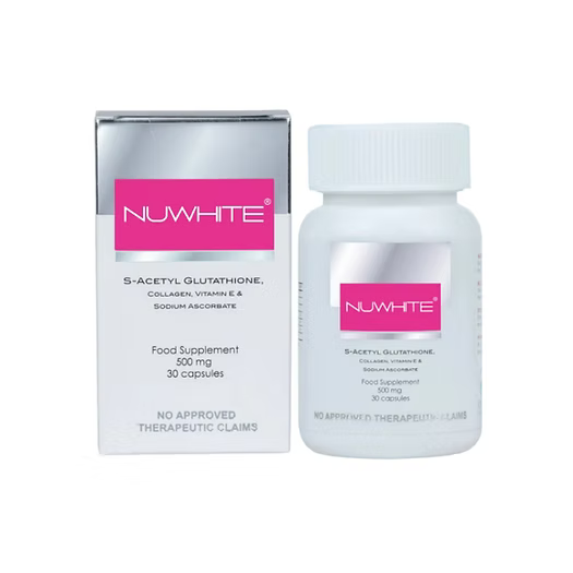 NUWHITE S-Acetyl Glutathione 500mg 30capsules