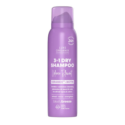 LUXE ORGANIX Hair Professionals 3in1 Dry Shampoo Volume Blowout Blissful Breeze 110ml