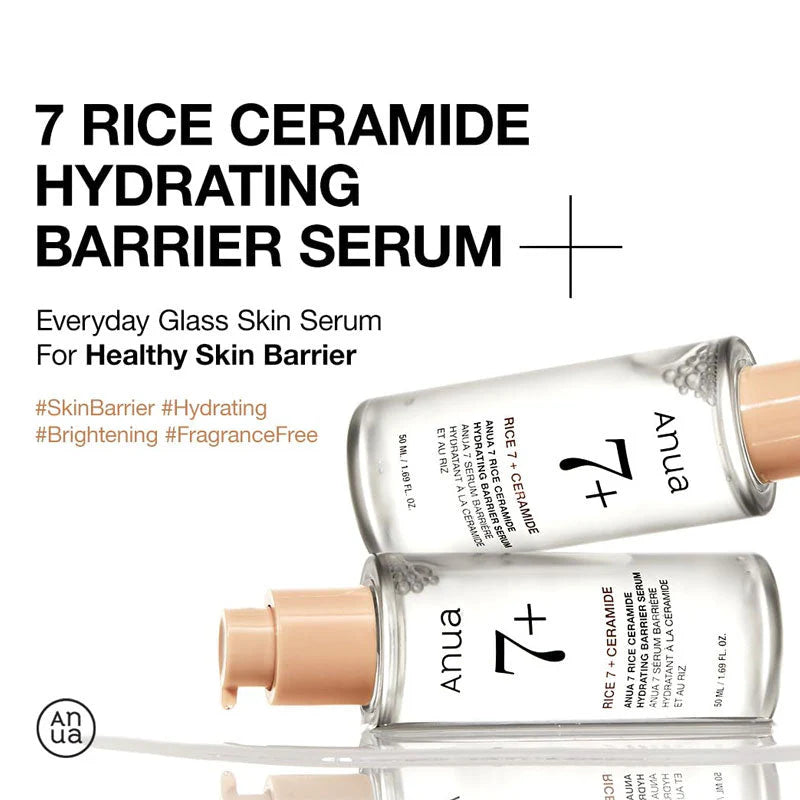 Anua Rice 7 + Ceramide Hydrating Barrier Serum 50ml