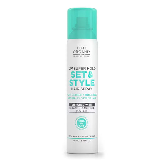 Luxe Organix 12H Super Hold Set and Style Hair Spray