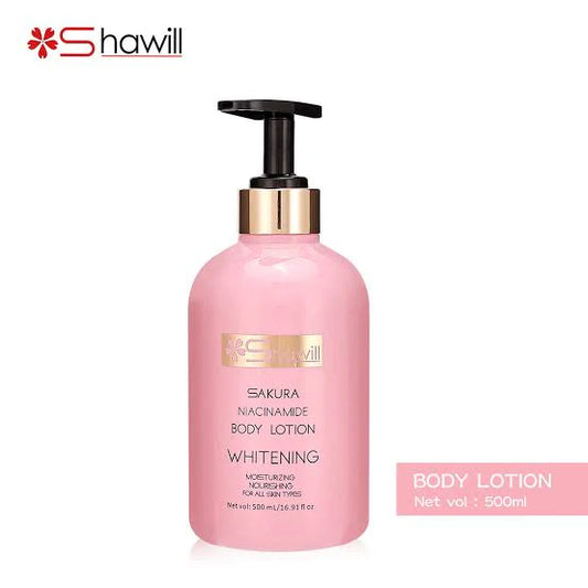 Shawill Sakura NIACINAMIDE Body Lotion Whitening 500ml
