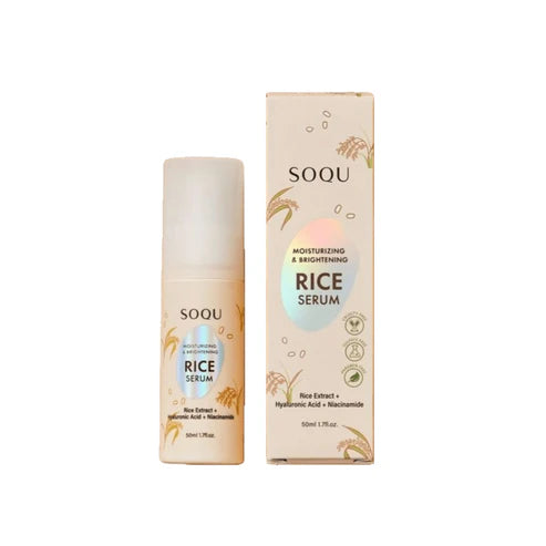 SOQU Moisturising and Brightening Rice Serum