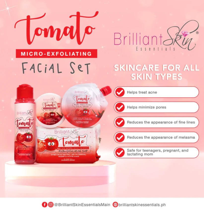Brilliant Skin Tomato Micro-Exfoliating Facial Set