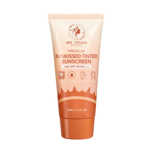 Ms. Tsung Essentials Premium Sunkissed Tinted Sunscreen SPF50 PA+++ 50g