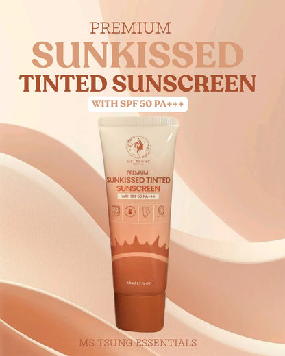 Ms. Tsung Essentials Premium Sunkissed Tinted Sunscreen SPF50 PA+++ 50g