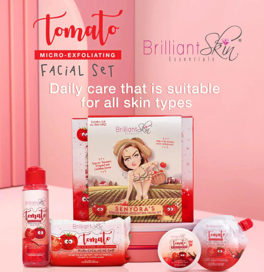 Brilliant Skin Tomato Micro-Exfoliating Facial Set